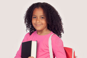 Girl with Backpack