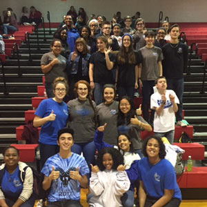 EC Glass Chorus pose at All-District competition