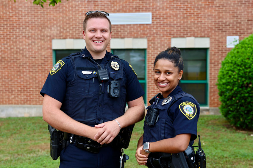 Two Lynchburg Police School Resource Officers